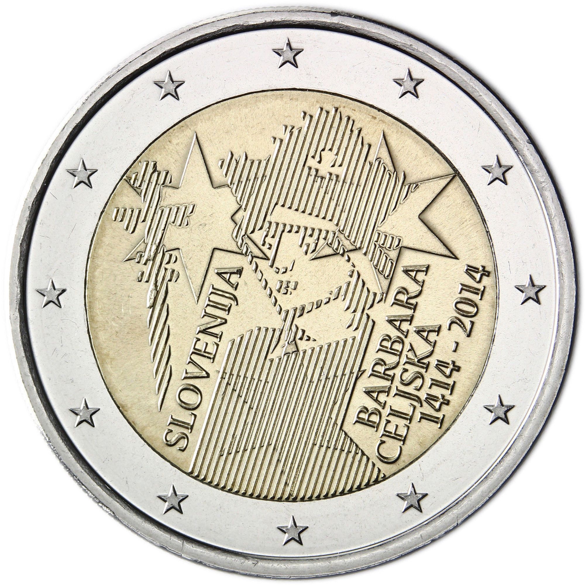 Slovenska kovanica eura posvećena Barbari Celjskoj