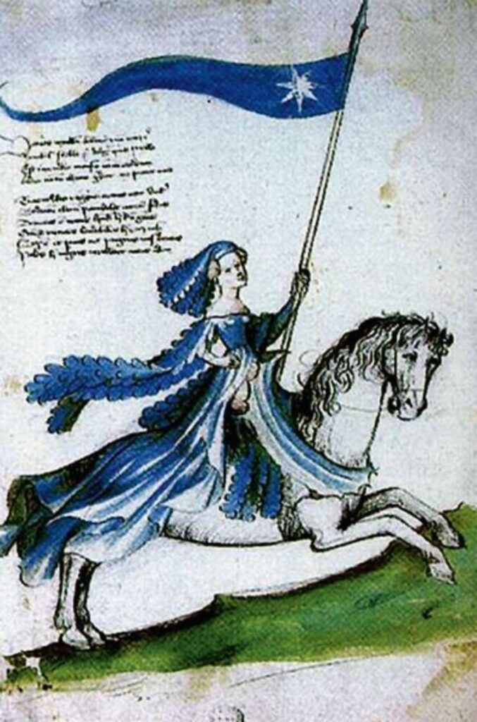 Barbara Celjska prikazana kao Venera u djelu Liber de septem signis
