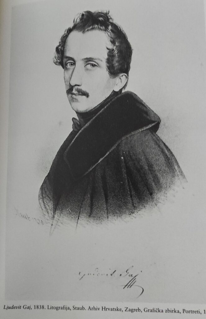 Portret Ljudevita Gaja iz 1838.