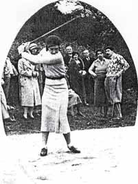 Paula Ulmansky, jedna od sudionica turnira 
spretnosti (Gymkhana) 24. 10. 1931.