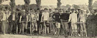 Članovi triju zagrebačkih klubova : 1. HDB , "Slovjan" i "Sokol 1887."