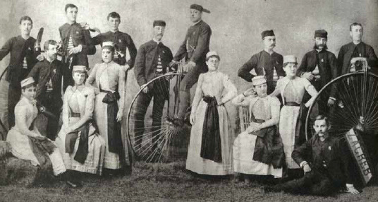 Članovi zagrebačkog Kluba biciklista "Sokol 1887."