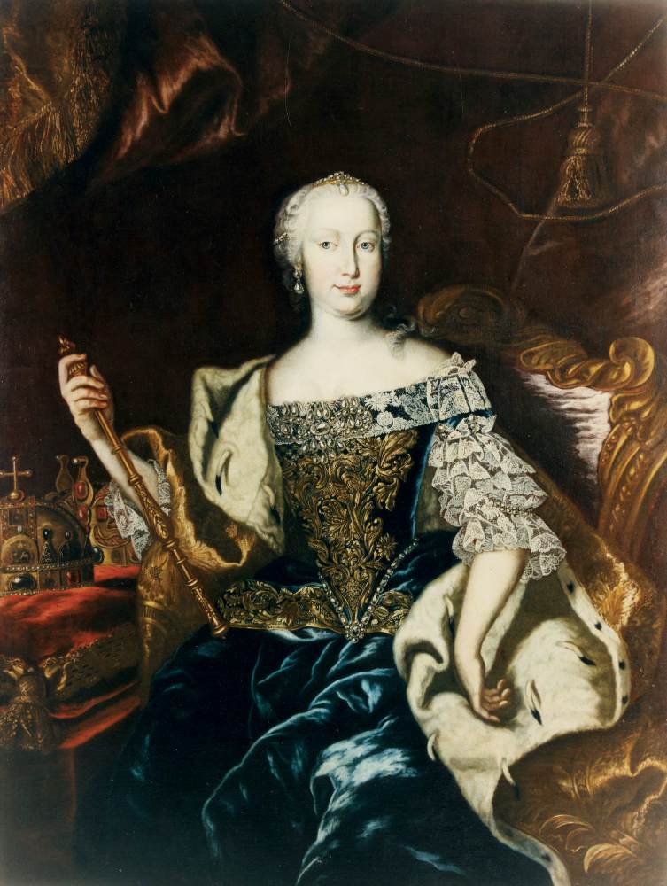 Portret kraljice Marije Terezije, Martin von Meytens, Beč, 1743.?