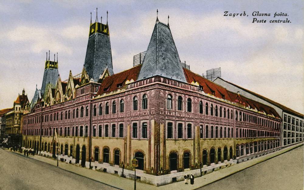 Zgrada Glavne pošte u Jurišićevoj izgrađena je 1904.