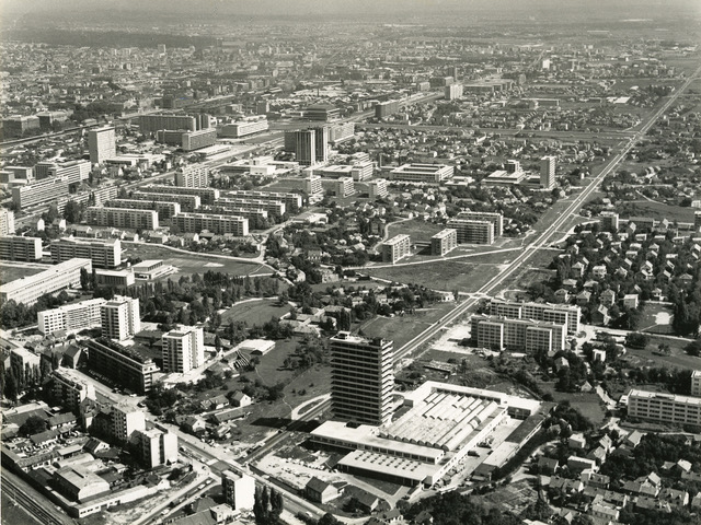 Zagreb iz zraka
(Vukovarska-
Slavonska), oko 1966.
Foto D. Rendulić