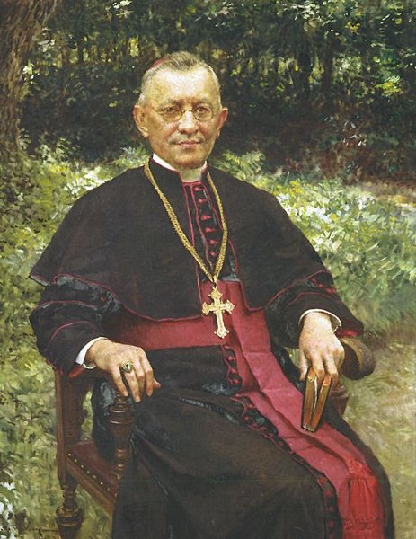 1 Portret zagrebačkog nadbiskupa Antuna Bauera, ulje na platnu, arhiv Zagrebačke nadbiskupije